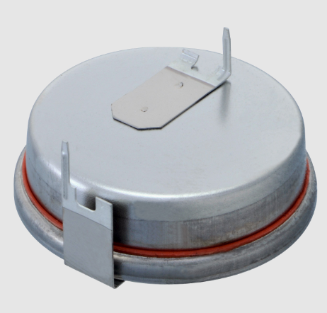 Knopfzellen-Batterie CR2477NFH-LF mit 2 Pin horizontal Ableiter