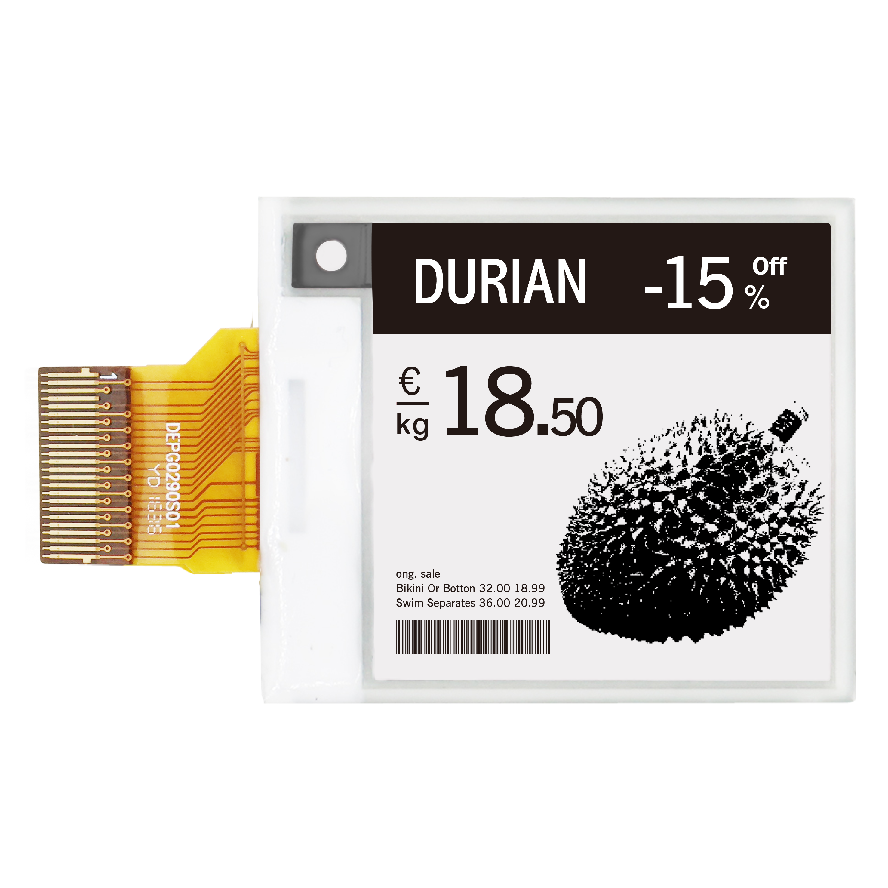 DKE E-Paper Display (EPD) 1.54 "