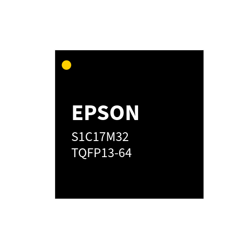 Epson S1C17M32 Ultra-Low-Power 16-Bit Mikrocontroller mit LCD-Treiber