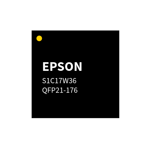 EPSON S1C17W36 QFP21-176 Ultra-Low-Power MCU